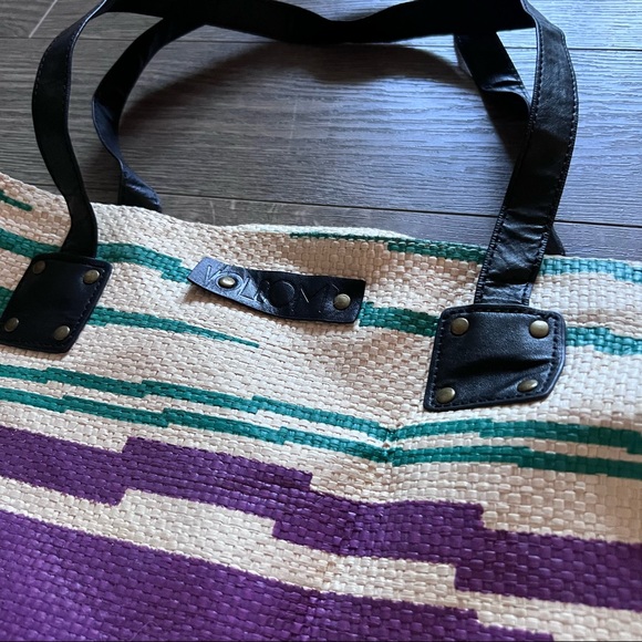Volcom straw beach bag - Picture 2 of 7